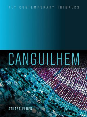cover image of Canguilhem